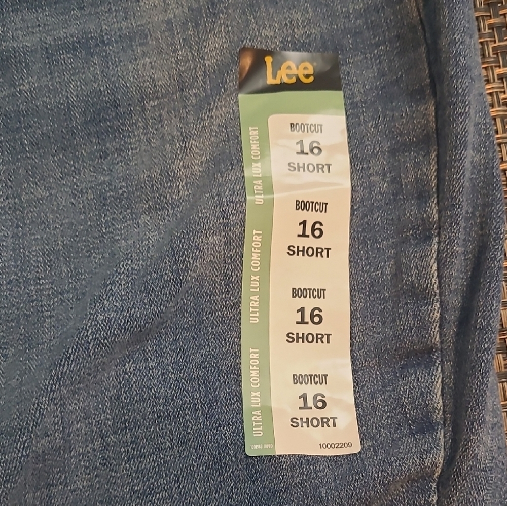 Lee Denim Blue Bootcut Jeans 16petite NWT
